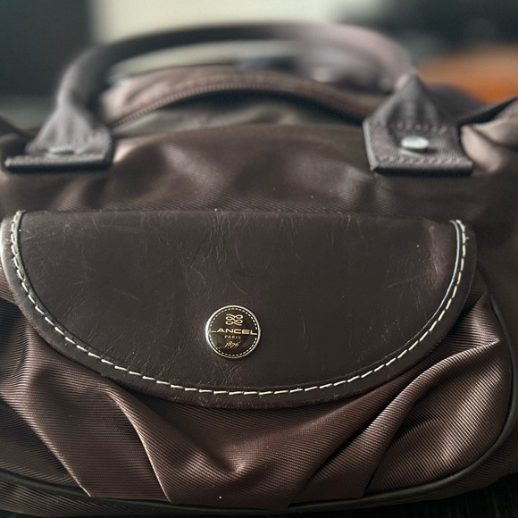 Lancel shoulder bag (brown) - Picture 3 of 4